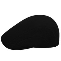 KANGOL 507 Wool Ivy Hat Cap Mens Warm Classic Winter Flat Driving - Black 