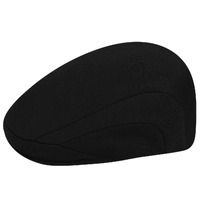 KANGOL Tropic 507 Ivy Cap Mens Flat Driving Hat Vintage Summer - Black