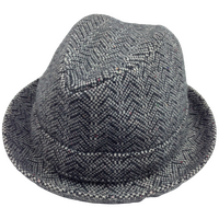 KANGOL Kids Herringbone Player Trilby Hat K0795KK Brimmed Fedora Children's Cap
