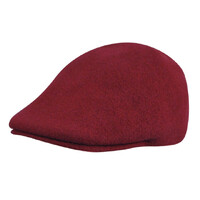 KANGOL Seamless Wool 507 Cap K0875FA Warm Winter Ivy Hat - Claret Red - L
