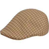 KANGOL Houndstooth 507 Tropic Ivy Cap K1327CO Summer Driving Hat Style - Tan - L