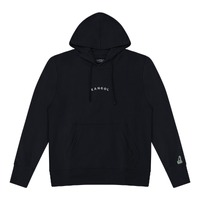 Kangol Luxe Icon Hoodie Jumper Sweatshirt Pull On - Black Anthracite