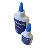 2-in-1 120g + 40g  Liquid White Glue Free Flow Tip Applicator for Paper, Photos, Fabric