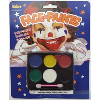 FACE PAINT Costume Party Non-Toxic Palette Clown Dress Up Make Up Halloween