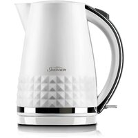 Sunbeam 1.7L Diamond Collection Electric Kettle - White