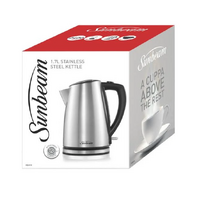 1.7L Sunbeam Stainless Steel Electric Kettle