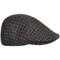 KANGOL Jacquard 507 Ivy Cap Driving Wool Blend Hat - Tic Tac Jac Dark Flannel