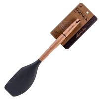 Clevinger Beechwood & Silicone Spatula Kitchen Cooking Tool Charcoal
