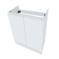 Kwiksemble DIY 600mm Freestanding Bathroom Vanity Cabinet Only - White