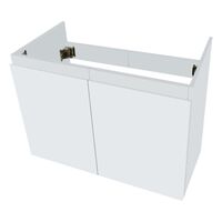 Kwiksemble DIY 600mm Wall Mounted & Hung Bathroom Vanity Cabinet - White