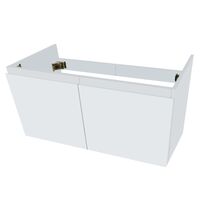 Kwiksemble DIY 900mm Wall Mounted & Hung Bathroom Vanity Cabinet - White