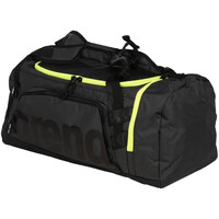 55L Arena Fast Multi Duffle Bag Travel Backpack - Dark Smoke/Neon Yellow