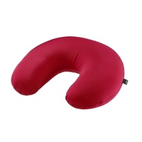 Lewis N. Clark Microbead Air Travel Neck Pillow Neck Support Flight - Red