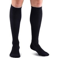 Lewis N. Clark Compact Travel Compression Socks Anti Fatigue Support - Black (M)