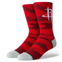 NBA Mens Stance Houston Rockets Casual Basketball Socks - Camo Melange