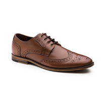 MASSA Barletta Brogues Shoes Mens Lace Up Dress Work Formal Business Leather