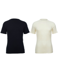 MERINO SKINS Crew Neck Short Sleeve T-Shirt Top 100% Wool Underwear Thermals