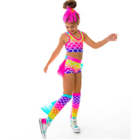 MADMIA Mermaid Kids & Adults Long Knee High Socks - Unisex Pair - Multicolour