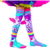 MADMIA Mini Pony Kids & Adults Long Knee High Socks - Girl’s Pair - Multicolour