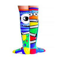 MADMIA Monster Toddlers Boy’s Long Knee High Socks - Unisex - Multicolour