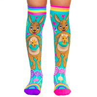 MADMIA Kangaroo Kids & Adults Long Knee High Socks - Pair - Multicolour