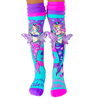 Mermaid Vibes/Seaworld Girls Long Knee High Socks - Toddlers - Pink/Purple/Green