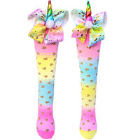 MADMIA Twinkle Toes Socks (Suits Adult or Kids) - Pink/Yellow/Blue