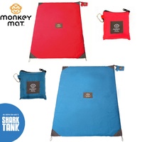 MONKEY MAT Mini Portable Picnic Blanket Multi Purpose Mat Outdoor Shark Tank
