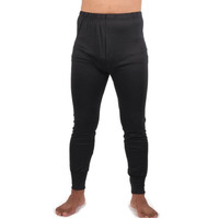MERINO SKINS Men's Classic Long Johns Wool Thermal Pants Underwear - Navy