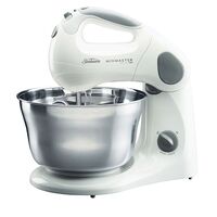 Sunbeam Mixmaster Compact Pro Stainless Steel Bowl Food Dough Stand Hand Mixer