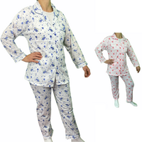 Women's PYJAMAS PJs Set Pajamas Ladies Cotton PJ Womens Long Sleeve Sleepwear
