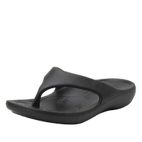 Alegria Women's ODE Thongs Flip Flops Sandals Clog - Black