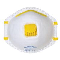 1 Pack of 10x FFP1 Valved Dust Mist Respirator Face Mask - White