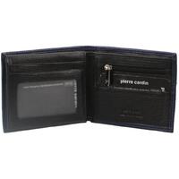 Pierre Cardin Men's Wallet RFID Blocking Genuine Italian Leather - Black