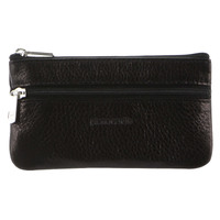 Pierre Cardin Ladies Womens Genuine Leather RFID Coin Purse Wallet - Black