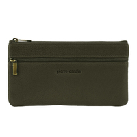 Pierre Cardin Ladies Womens Genuine Soft Leather Wallet Case Purse - Grape Leaf