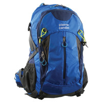 Pierre Cardin RFID Backpack Bag Hiking Trekking School Travel Camping Waterproof 57 Litre - Blue
