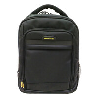 43L Pierre Cardin Business Backpack Bag Travel w Laptop Sleeve RFID Protection - Black