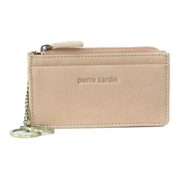Pierre Cardin Womens Soft Italian Leather Coin Purse Holder Wallet - Pink