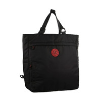 Pierre Cardin Nylon RFID Protected Tote Backpack Travel Bag - Black