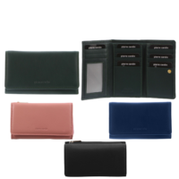 Pierre Cardin Ladies Women's Soft Italian Leather RFID Purse Wallet Rustic