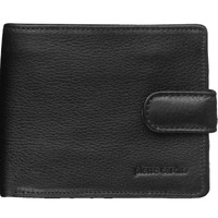 Pierre Cardin RFID Men's Wallet Bi-Fold Genuine Italian Leather w GIFT BOX  - Black