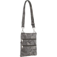 Pierre Cardin Anti-Theft Cross Body Bag Slash Proof RFID Camouflage - Grey/Camo