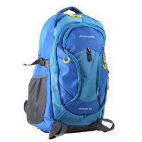 Pierre Cardin Backpack Shoulder Bag RFID Pocket Travel Outdoor Rucksack - Blue
