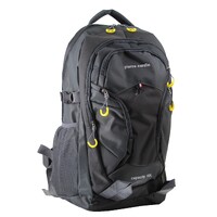 Pierre Cardin Backpack Shoulder Bag RFID Pocket Travel Outdoor Rucksack - Grey