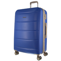 Pierre Cardin Hardshell Cabin Luggage Bag Travel Carry On TSA 54cm (49L) - Ocean