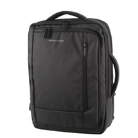 Pierre Cardin Backpack Laptop Bag Briefcase Built-in USB Port Travel - Black