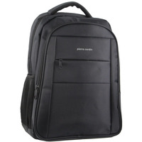 Pierre Cardin Mens Travel & Business Backpack with Built-in USB Port - Black