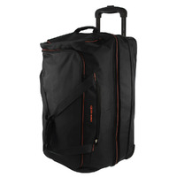 Pierre Cardin Trolley Bag Large Soft Travel Luggage Wheeled Duffle 82 Cm - Black