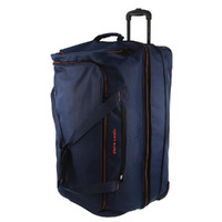 Pierre Cardin Trolley Bag Large Soft Travel Luggage Wheeled Duffle 82 Cm - Navy